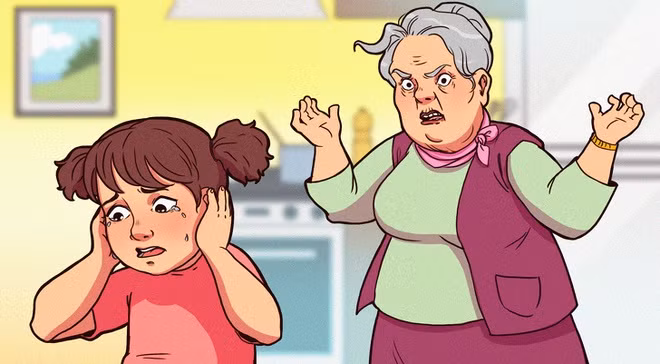 "Không được khóc" hay "Cháu không còn là trẻ con nữa đâu": Với những câu nói như vậy, ông bà đang ngăn trẻ bày tỏ cảm xúc. 