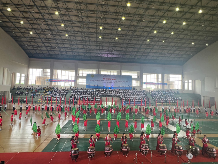 Màn đồng diễn nghệ thuật đặc sắc. Màn đồng diễn nghệ thuật đặc sắc.