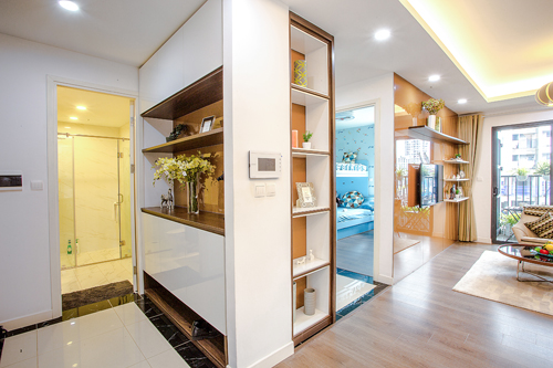Lý do nhiều gia đình trẻ chuộng chung cư ảnh 2 Thiết kế của các căn hộ luôn tối ưu không gian, tận dụng những ngõ ngách làm vị trí để đồ.