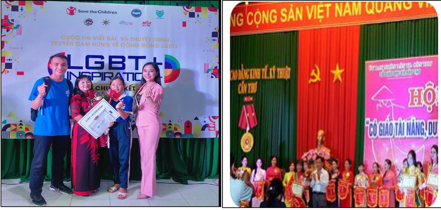 Ngoài giảng dạy cô Diễm còn tham gia nhiều hoạt động và đạt nhiều giải thưởng ấn tượng.