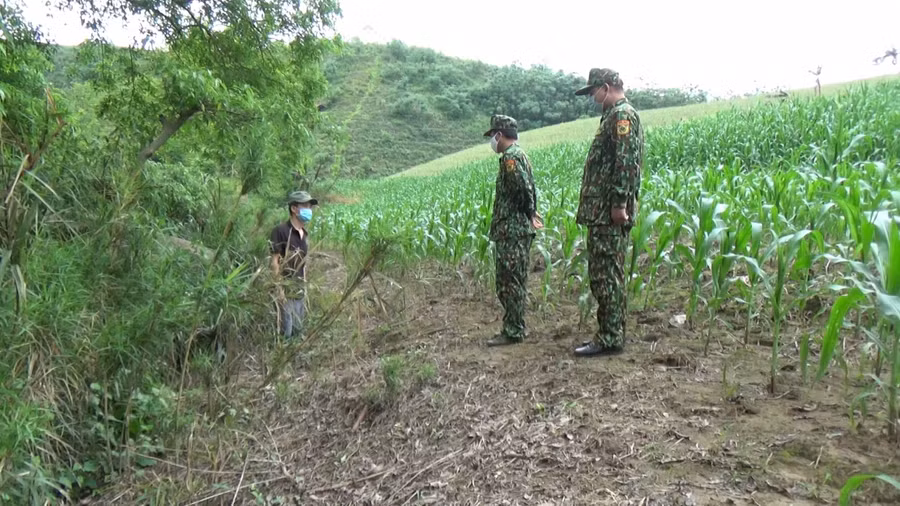 Các đối tượng thường vượt biên qua các đường tiểu ngạch gây khó khăn cho việc tuần tra, kiểm soát của lực lượng biên phòng