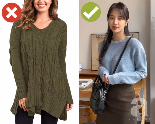 3 lỗi diện áo len nơi công sở: Nhẹ thì dìm dáng kém xinh, nặng thì kém duyên hết sức - Ảnh 1.