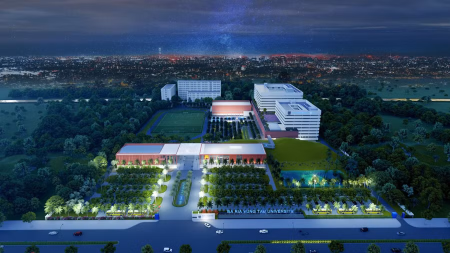 Cơ sở mới của Trường ĐH Bà Rịa- Vũng Tàu theo mô hình Resort