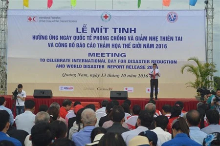 Mít tinh hưởng ứng Ngày quốc tế phòng chống và giảm nhẹ thiên tai