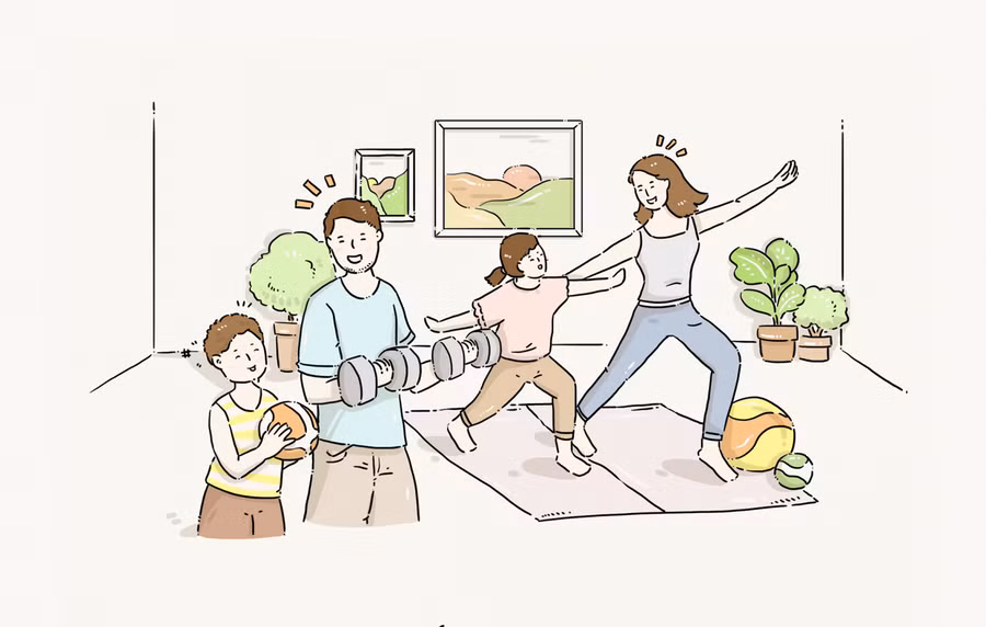 Mong muốn về cuộc sống khỏe mạnh của trẻ em trong mùa dịch qua góc nhìn hội họa