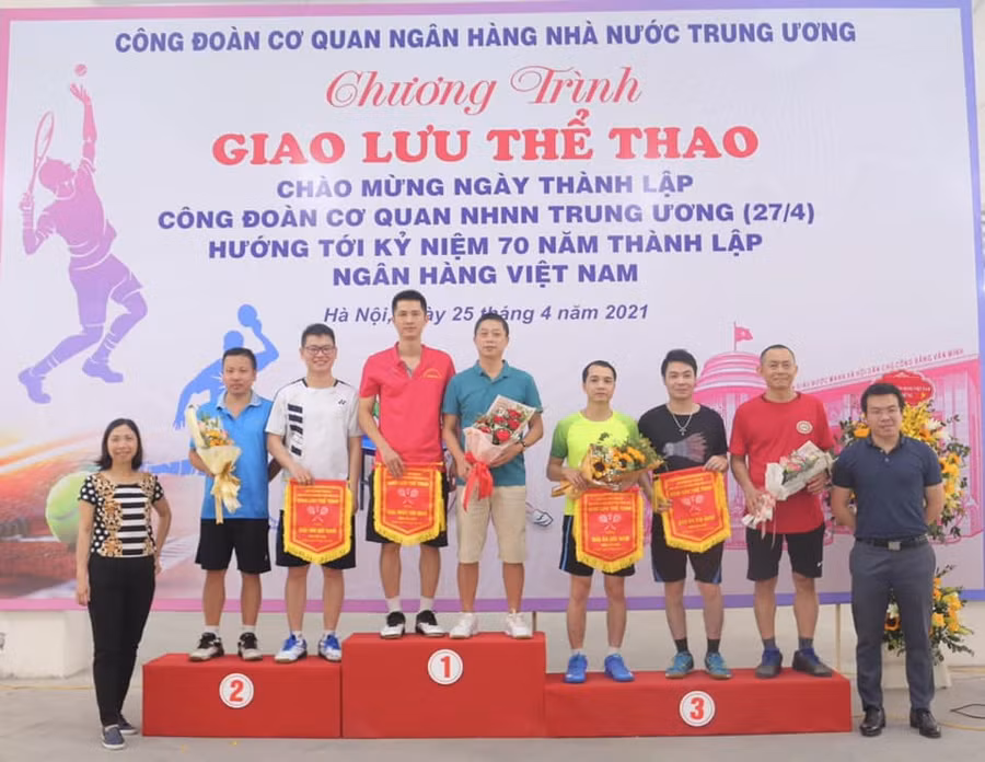 Nhiều hoạt động thể thao hướng tới kỷ niệm 70 năm thành lập Ngân hàng Việt Nam (6/5/1951 - 6/5/2021),