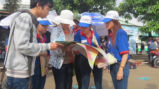  Hàng ngàn sinh viên tình nguyện sẵn sàng "tiếp sức" thí sinh thi THPT quốc gia 2019