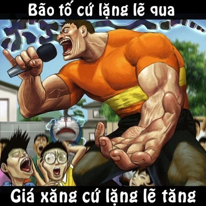 Bão tố cứ lặng lẽ qua, giá xăng cứ lặng lẽ tăng hình ảnh 1 bao to cu lang le qua, gia xang cu lang le tang hinh anh 1