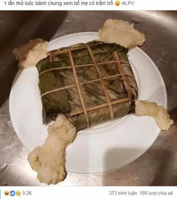 Để con gái “trông bánh chưng”, sáng ra mẹ hết hồn khi thấy cảnh này ảnh 8 con gai giu tron loi the “trong banh chung”, sang ra me het hon khi thay canh nay - 8