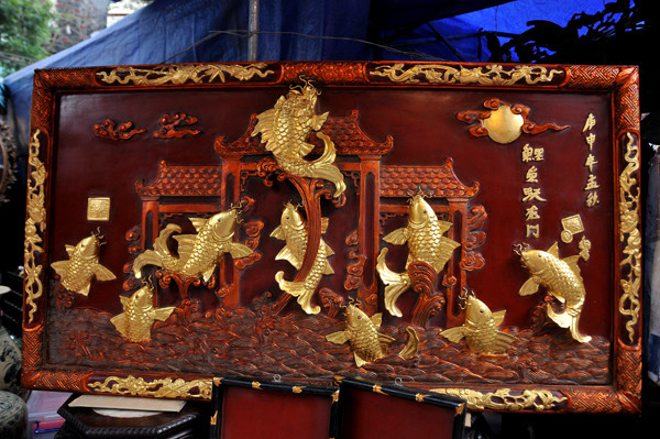 Năm Hợi, ngắm “heo vàng” ở chợ đồ cổ Hàng Lược ảnh 13