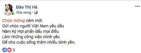 Dàn sao Việt gửi lời chúc mừng năm mới Kỷ Hợi tới người hâm mộ ảnh 4 Dàn sao Việt gửi lời chúc mừng năm mới Kỷ Hợi tới người hâm mộ - ảnh 5