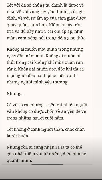 Phạm Hương bất ngờ chia sẻ trong ngày mùng 1 Tết: Không ai muốn lủi thủi trong ngày đầu xuân... - Ảnh 3. Phạm Hương bất ngờ chia sẻ trong ngày mùng 1 Tết: Không ai muốn lủi thủi trong ngày đầu xuân... - Ảnh 3.