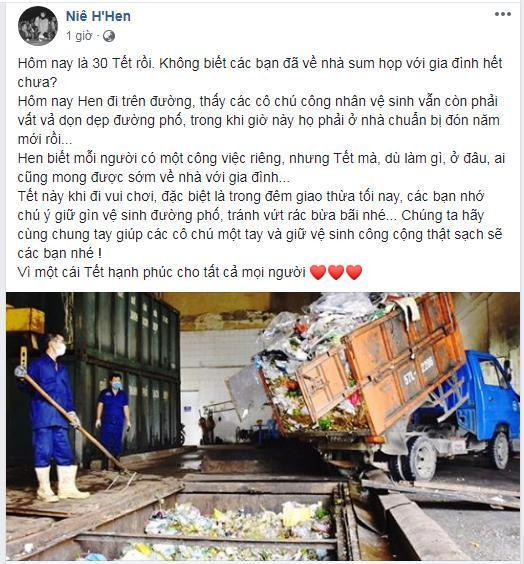 Dòng trạng thái không ngờ của H"Hen Niê ngày 30 Tết ảnh 1 Dòng trạng thái không ngờ của HHen Niê ngày 30 Tết-1