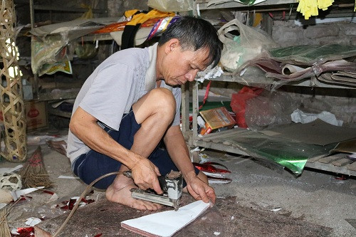 Ý nghĩa nguyên thủy của nghề làm vàng mã mang nhiều nét đẹp