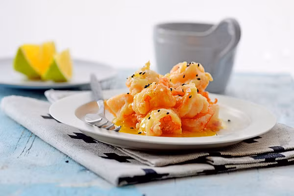 Tôm sốt bơ cam ăn ngon như đi nhà hàng!