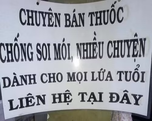 Thuốc chữa nhiều chuyện.