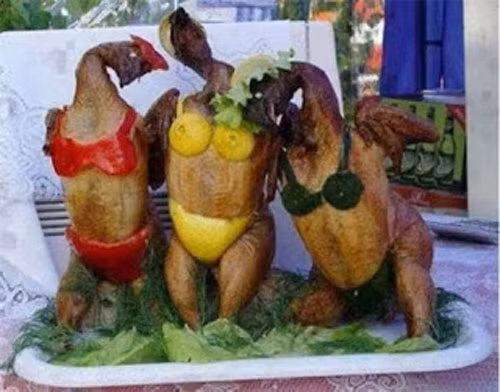 gà nướng mãi mãi là chị em.