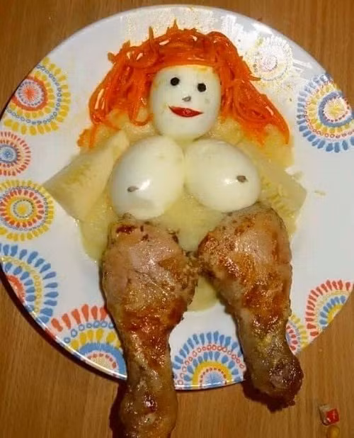 Đùi gà mỹ nhân ngàn cân.