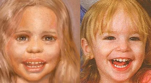 Chân dung bé gái trong vụ chết đuối.