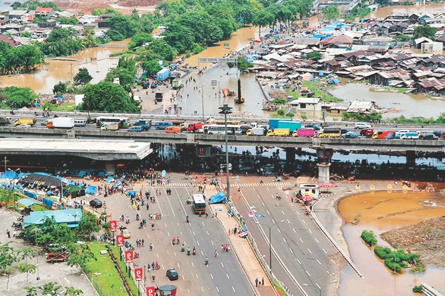 Mức phát thải gây ô nhiễm của Jakarta tương đương với Bangkok. Ảnh: indosurflife Mức phát thải gây ô nhiễm của Jakarta tương đương với Bangkok. Ảnh: indosurflife
