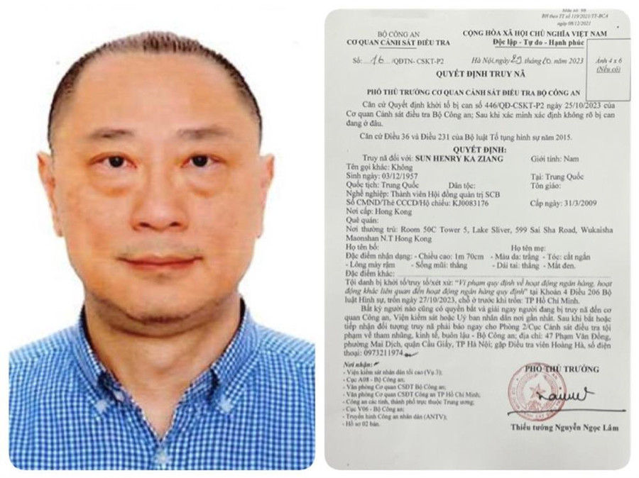 Bị can Sun Henry Ka Ziang.