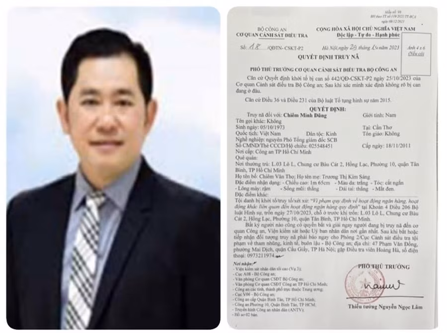 Bị can Chiêm Minh Dũng.