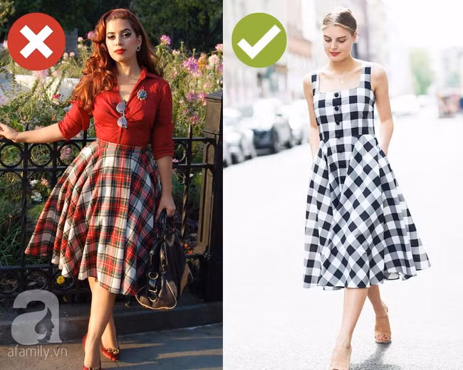 Diện đồ vintage nhưng cách mix&match lại không hợp thời.