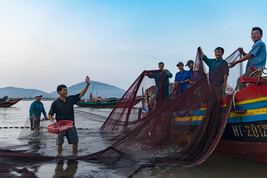 Sức sống mãnh liệt của người dân biển Hà Tĩnh sau bão tố