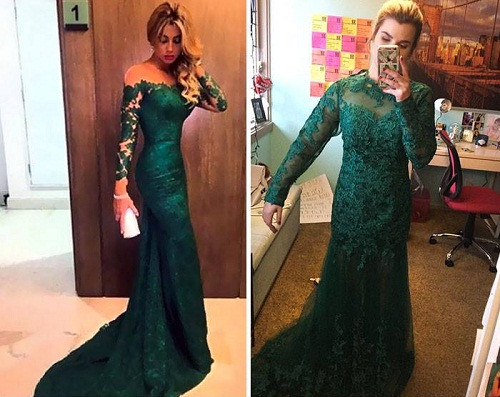 Ngoại trừ màu sắc, có vẻ hai hình ảnh này chẳng có chút gì liên quan với nhau. 10-tham-hoa-thoi-trang-khi-mua-vay-da-hoi-qua-mang-8