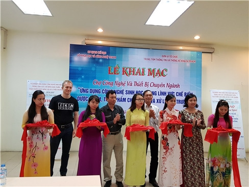 Quang cảnh Lễ cắt băng khai mạc Techmart 2017