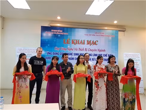 Quang cảnh Lễ cắt băng khai mạc Techmart 2017