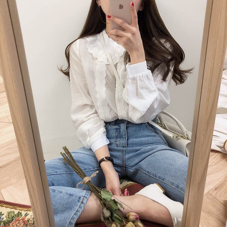 Áo “cổ lá sen” chính thức trở thành hot trend của chị em công sở năm nay ảnh 7