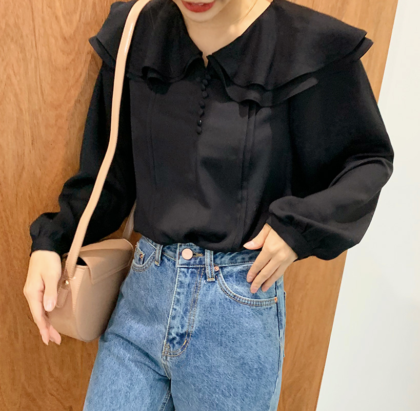 Áo “cổ lá sen” chính thức trở thành hot trend của chị em công sở năm nay ảnh 13