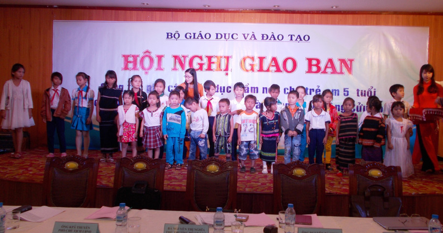 Tỉnh Kon Tum đang phấn đấu sớm đạt chuẩn phổ cập GDMN cho trẻ 5 tuổi.