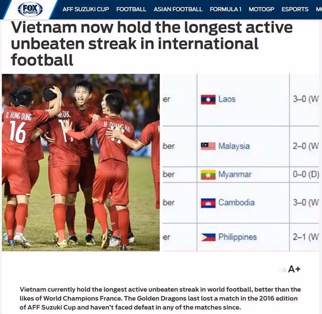 ĐT Việt Nam đấu Philippines: Báo quốc tế ca ngợi bất bại, tin vào chung kết - 2