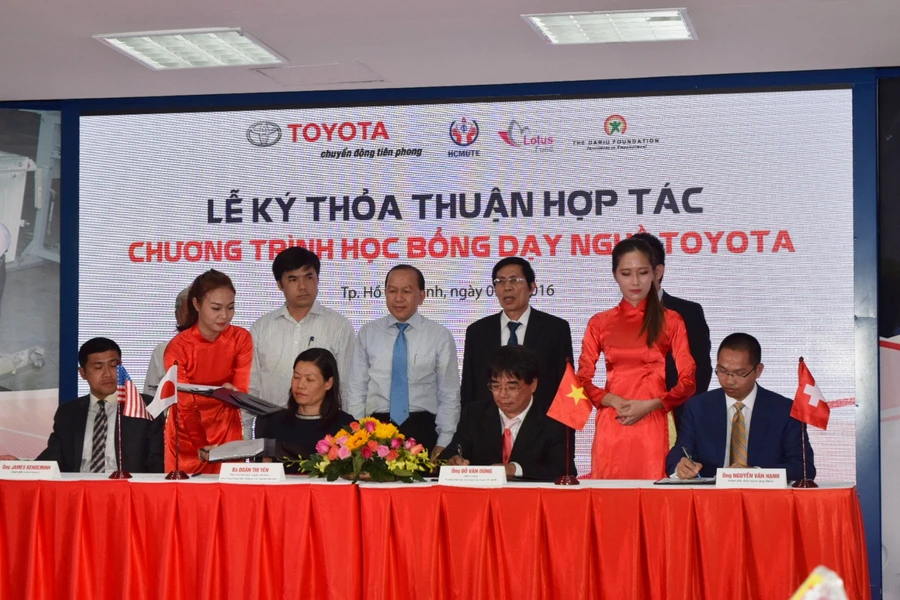 Triển khai chương trình học bổng dạy nghề Toyota