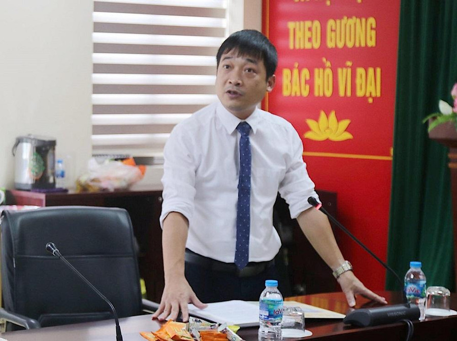 PGS.TS Phùng Trung Nghĩa - Hiệu trưởng trường Đại học Công nghệ Thông tin và Truyền thông phát biểu