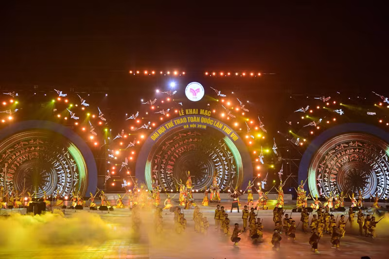 Tiết mục văn nghệ chào mừng Đại hội