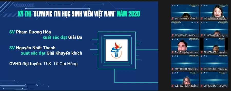 Sinh viên có thành tích NCKH tốt được vinh danh và khen thưởng