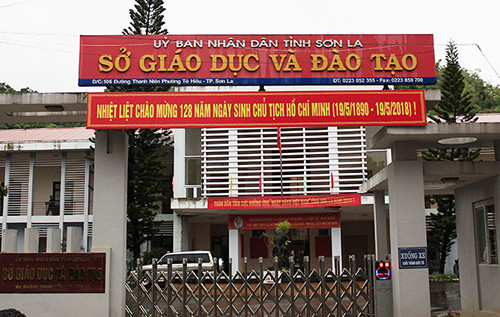 Sở Giáo dục và Đào tạo Sơn La nơi xảy ra sai phạm. Ảnh:Dương Tâm. Sở Giáo dục và Đào tạo Sơn La nơi xảy ra sai phạm. Ảnh: Dương Tâm.