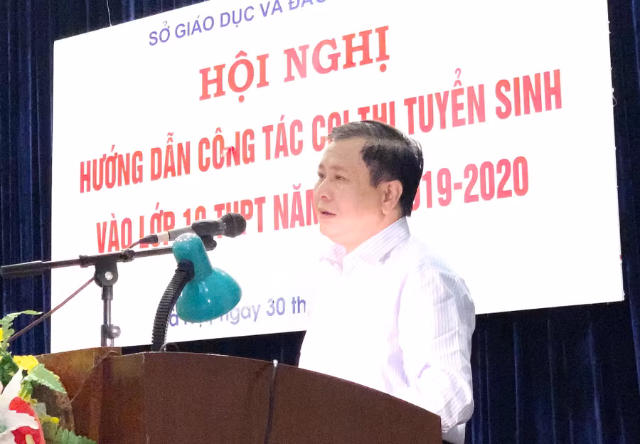 Ông Lê Ngọc Quang phát biểu tại hội nghị