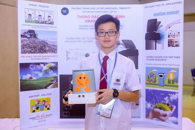 Bất ngờ với các sản phẩm thông minh được chế tạo bởi học sinh cấp 2 - ảnh 1