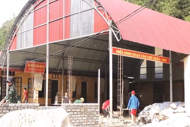 Nhiều công trình được sửa chữa, nâng cấp đón năm học mới