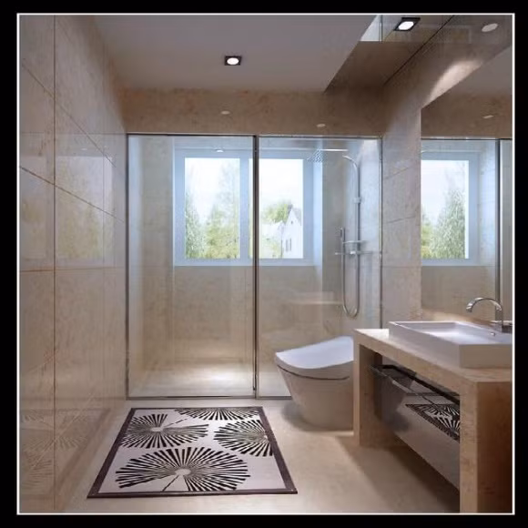 chiếc lỗ trên tường phòng tắm, lỗ thông khí, nội thất đẹp