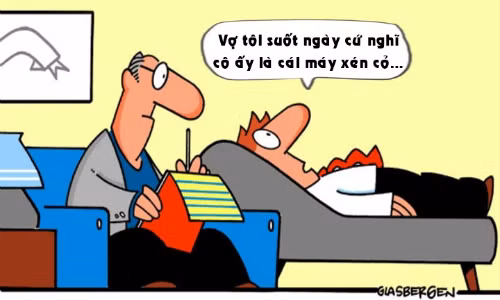 Mất vợ vì ông hàng xóm mượn máy xén cỏ