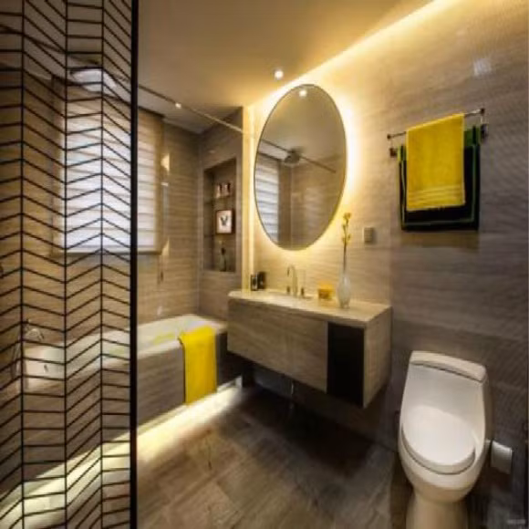 chiếc lỗ trên tường phòng tắm, lỗ thông khí, nội thất đẹp