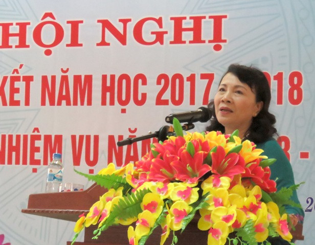 Thứ trưởng Nguyễn Thị Nghĩa phát biểu chỉ đạo hội nghị Thứ trưởng Nguyễn Thị Nghĩa phát biểu chỉ đạo hội nghị