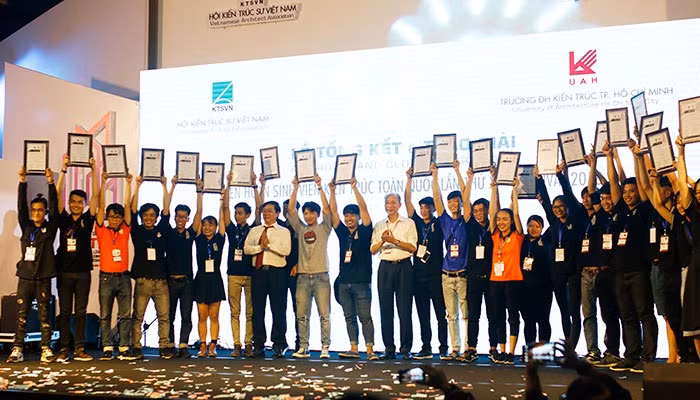 5 sinh viên trong số 20 sinh viên Khoa Kiến trúc HIU đạt giải tại Festival Kiến trúc 2018