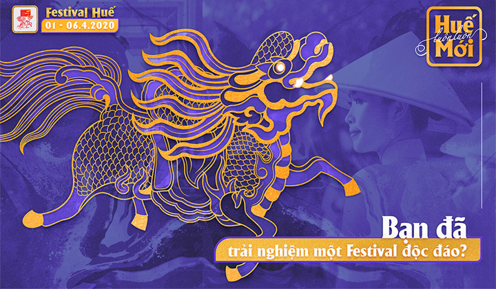 Poster chính thức của Festival Huế 2020 Poster chính thức của Festival Huế 2020