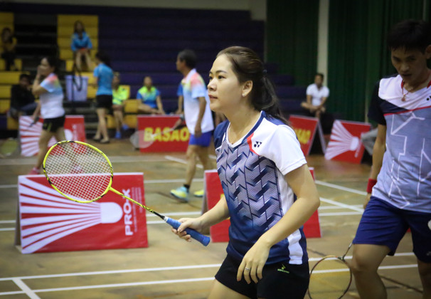 Những “bóng hồng” của giải Cầu lông Người giáo viên nhân dân toàn quốc 2019. Những “bóng hồng” của giải Cầu lông Người giáo viên nhân dân toàn quốc 2019.